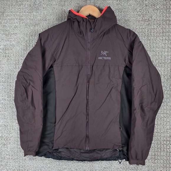 Arcteryx Atom LT Hoody Mens Medium Brown Insulated Full Zip Hooded Jacket